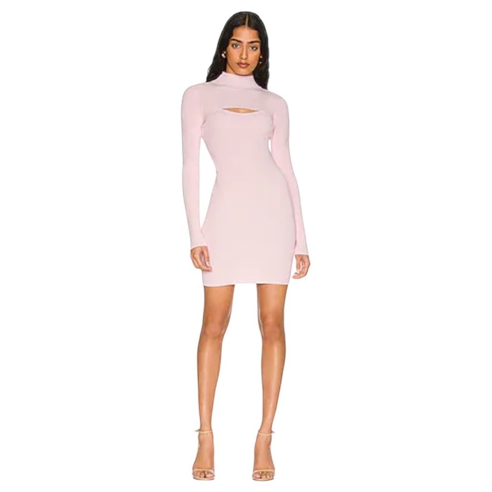 Bardot Rory Knit Dress in Sorbet Pink Size (XL AUS) Size 10 US REVOLVE